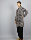 Khatushyam Ji Full Sleeves Long Black Kurta With Pocket and Button