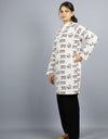 Jai Shree Ram Full Sleeves Long White Kurta with Pocket and Button