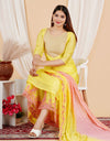 Plain Solid Kurti Tagai knee length Golden Yellow